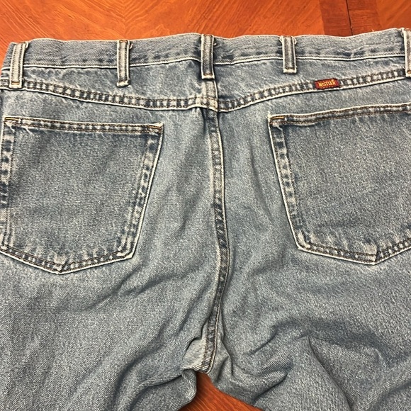 Vintage Rustler Jeans Men’s Size 36 x 30 Straight Leg Dad Blue - Picture 5 of 14